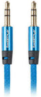Audio Jack Cable (3.5mm) Lanberg CA-MJMJ-10CU-0010-BL Blue 1 m