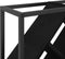 vidaXL - Wijnrek - Zwart - Eiken - - - 51x18x52,5 - cm - - - Geengineerd - Hout