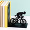 Balvi Boekensteun Wielerrenner Fietser Metaal Zwart Le Tour