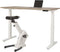 Ergonomisch elektrische verstelbaar zit/sta bureau Teez breed 180CM diep bladkleur Speciale Kleur framekleur Aluminium (RAL9006)