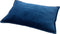 Dutch Decor FAY - Kussenhoes 40x60 cm - velvet met 2 kleuren - Insignia Blue + Charcoal Gray - blauw en antraciet - met rits