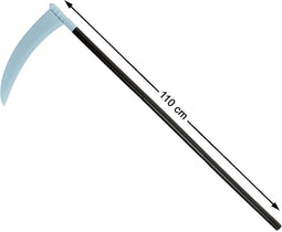 Zwarte zeis van magere Hein - plastic - 110 cm - Halloween verkleed accessoires - wapens