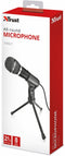 Trust 21671 - Microfoon met dempingsschakelaar en standaard - Zwart