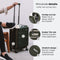 ONYX Kofferset - 2-delige Handbagage 35L en Check-in Koffer 100L - TSA slot - Lichtgewicht - Groen