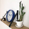 nXt- Stille Wandklok - 30 cm - Plastic - Wit - 'Alpaca'