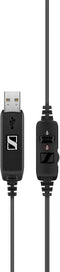 Sennheiser PC 8 USB - Headset - Geluidsisolerende microfoon met in-line volumeregeling - Zwart