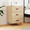 vidaXL - Nachtkastje - 40x40x66 - cm - bewerkt - hout - sonoma - eikenkleurig