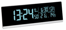 TFA-Dostmann 60.2548.01 - Zendergestuurde wekker - Snoozefunctie USB-laadfunctie - Multi-Color