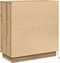 vidaXL - Nachtkastje - met - LED - Artisan - Eik - 71x34,5x75 - cm - Gefabriceerd - Hout