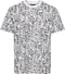 ONLY & SONS ONSADRIEL LIFE REG SS AOP TEE - Heren T-Shirt - 100% Organic Cotton - Bladeren print - Maat S
