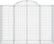 vidaXL - Schanskorven - 8 - st - gewelfd - 200x50x140/160 - cm - ijzer
