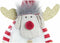 Kerstversiering DKD Home Decor Polyester Rendier (8 x 5 x 23 cm) (2 Stuks)