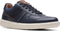 Clarks Cambro Race - Lage Sneakers - Retro-styling - Navy Combi - Maat 43