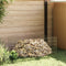 vidaXL - Tuincomposter - 100x100x50 - cm - Gegalvaniseerd - Staal - Vierkant