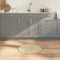 vidaXL - Vloerkleed - rond - 60 - cm - bamboe - lichtnaturel