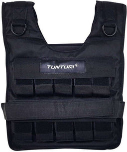 Tunturi Gewichtvest - Verstelbaar Pro - 20 kg - Zwart