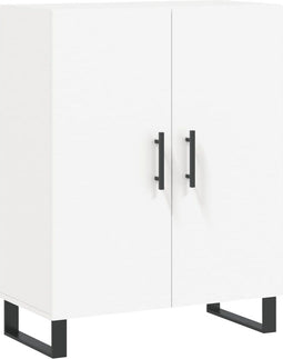 vidaXL - Dressoir - 69,5x34x90 - cm - bewerkt - hout - wit