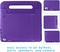 iMoshion Tablet Hoes Kinderen Geschikt voor Lenovo Tab P10 / Tab M10 - iMoshion Kidsproof Backcover met handvat - Paars