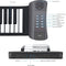 MikaMax Roll Up Keyboard - Digitale Piano - 61 Toetsen - 16 Instrumenttonen - Opname Functie - Inclusief Opbergtas