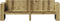 vidaXL - Tuinbank - 3-zits - 189x60x62 - cm - geïmpregneerd - grenenhout