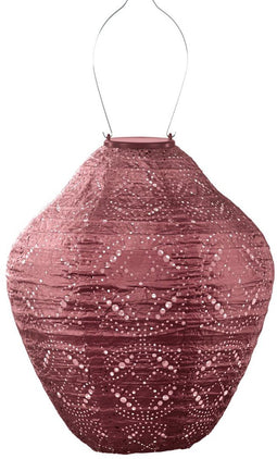 Lumiz Solar Tuinverlichting - Tuinverlichting op zonne energie - Tuinverlichting - Buitenlampjes - Tuinverlichting op zonneergie - Buitenverlichting - Decoratie - Mandela Jar - 30 cm - Koper