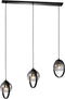 Hanglamp Sunset 3-lichts - Smoke glas | BY-OLAF
