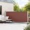 vidaXL - Tuinscherm - uittrekbaar - 600x160 cm - bruin