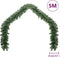 vidaXL - Kerstslinger - 5 m - PVC - Groen