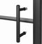 vidaXL - Douchedeur - halfmat - 100x178 - cm - gehard - glas - zwart