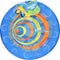 Klittenband Dartbord & Frisbee, 2in1