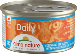 Almo Nature Kattenvoer - Daily Menu Mousse Tonijn en Kabeljauw - 24 x 85g