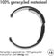 imoshion Siliconen sport bandje - Universeel 20 mm aansluiting - Zwart / Wit
