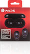 NGS Artica Lodge - Volledig Draadloze Oordopjes - 15 Uur Batterij - Zwart