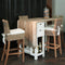 Riviera Maison Bartafel Inklapbaar - Wooster Street Bar Table - 50/180x80 cm - Wit