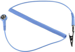 TRU COMPONENTS SpKL-4-244-SK ESD-aardingskabel 2.44 m Drukknop 4 mm, Krokodilklem