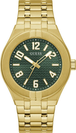 Guess GW0661G2 - Polshorloge - Kwarts - Groen - Goud