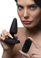 XR Brands Laser Fuck Me - Butt Plug met Afstandsbediening - Medium black