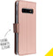 Accezz Hoesje Geschikt voor Samsung Galaxy S10 Hoesje Met Pasjeshouder - Accezz Wallet Softcase Bookcase - Roze
