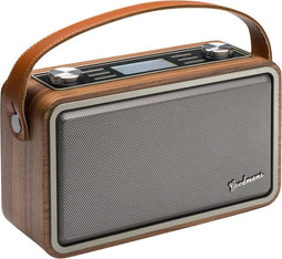 Goodmans Heritage Portable Wifi DAB+ Bluetooth Radio Wood