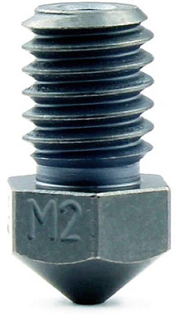 Micro Swiss M2 gehard stalen nozzle - M6 - 1.75 mm - 0.4 mm