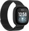 iMoshion Milanees Watch bandje Multipack voor de Fitbit Versa 4 / 3 / Sense (2) - Zwart / Rosé Goud