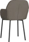 vidaXL - Eetkamerstoelen - 2 - st - fluweel - donkergrijs