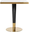 Richmond Interiors Bistro eettafel Osteria square 70x70 (Gold)