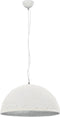 vidaXL Hanglamp E27 Ø50 cm wit en zilver