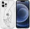 iMoshion Hoesje Geschikt voor iPhone 13 Pro Hoesje Siliconen - iMoshion Design hoesje - Transparant / Holding Hands