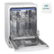 Etna VWV242CWIT - Vrijstaande vaatwasser - Smart bediening LED-display - Wit