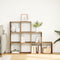 vidaXL - Kamerscherm - / - boekenkast - 137,5x29x103,5 - cm - hout - oud - hout