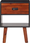 vidaXL - Nachtkastje - 40x30x57 - cm - massief - acaciahout
