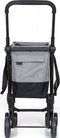 Ceruzo by Playmarket Easy Go - Boodschappentrolley - Inklapbaar 40L - Zwart-Grijs