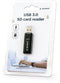 Gembird UHB-CR3-01 - USB Kaartlezer - USB3.0 - Zwart